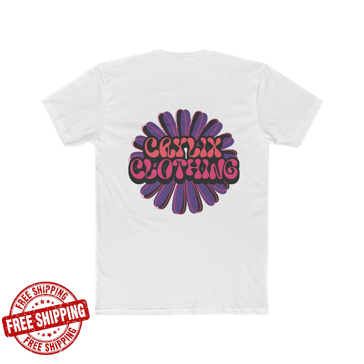 Crylix Clothing "Flower" Cotton Crew Tee