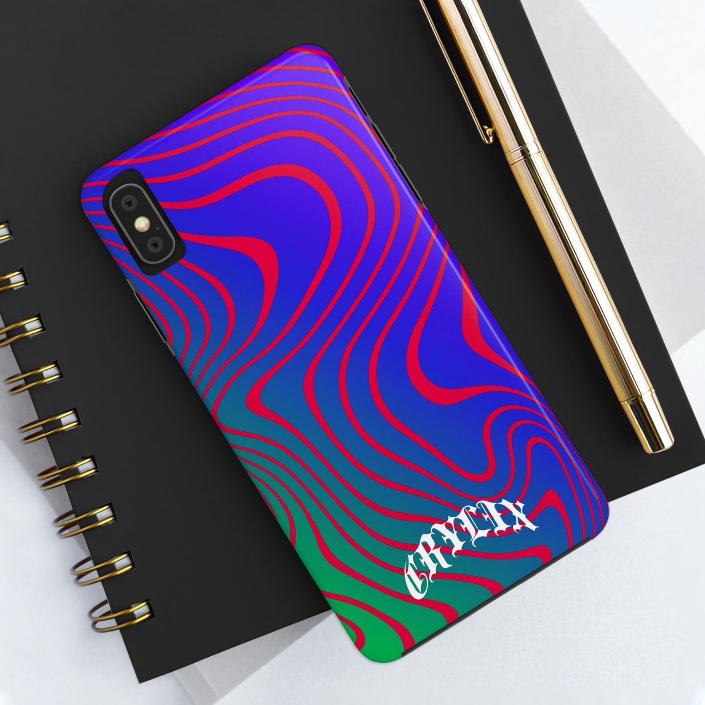 Classic Crylix Demascus iPhone® Case