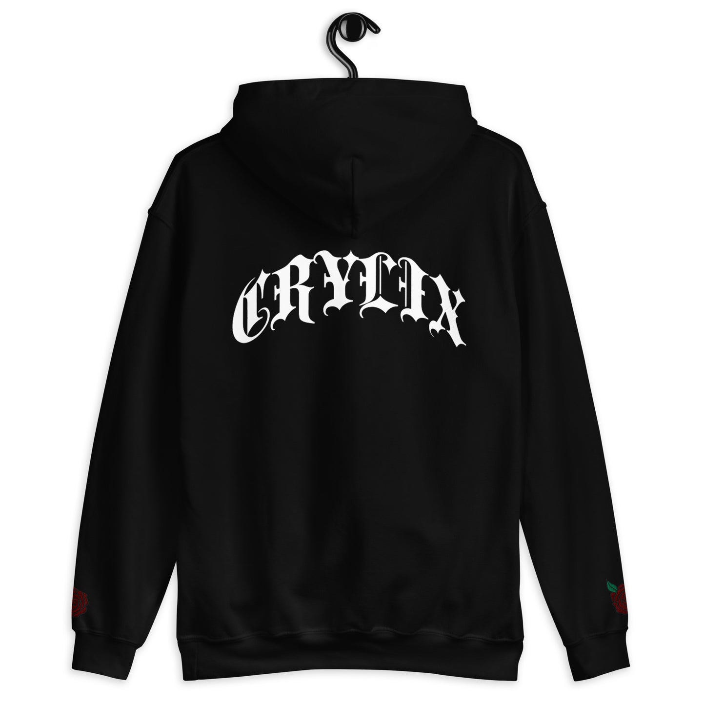 Crylix Black Unisex Hoodie