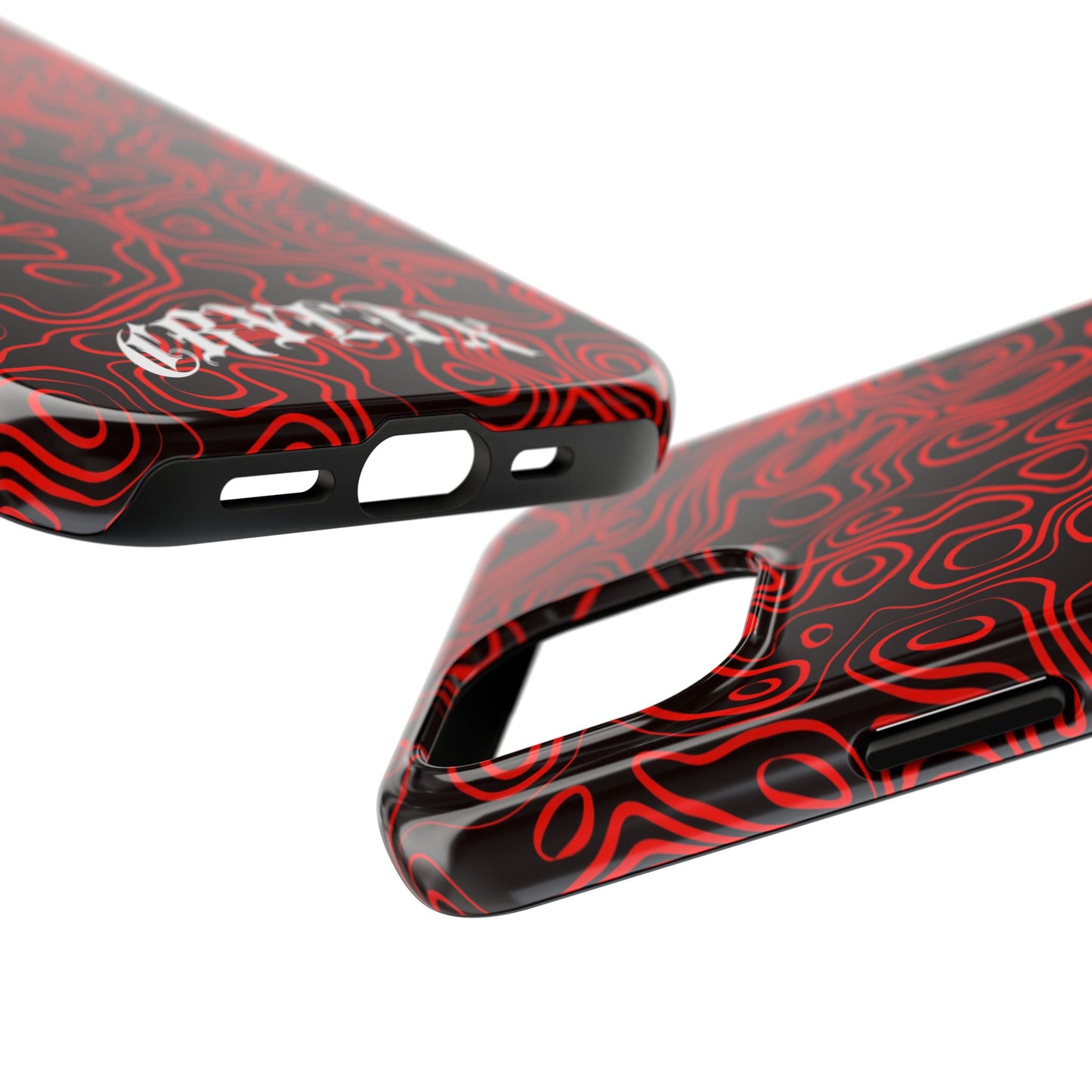 Crylix Red Topo iPhone® Case