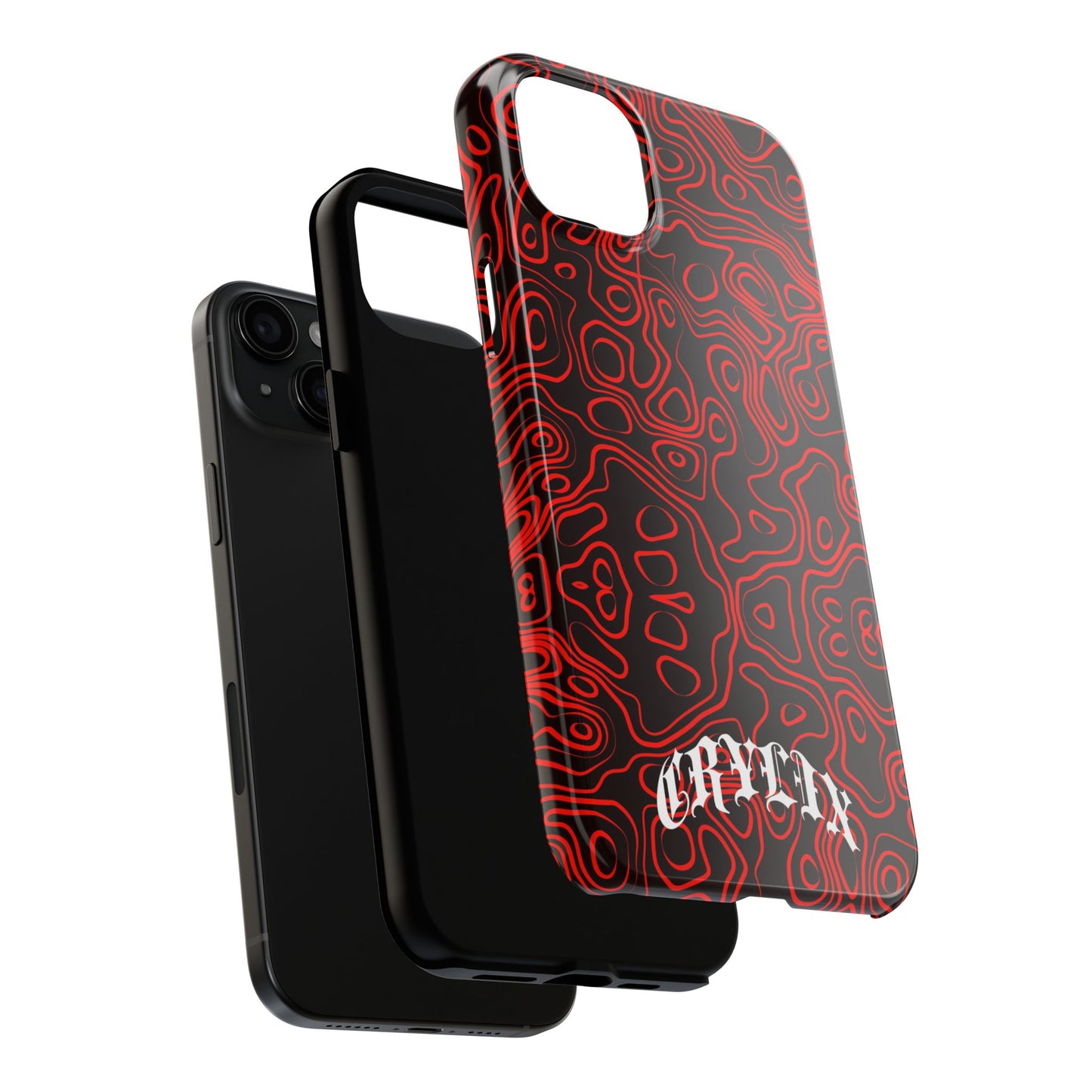 Crylix Red Topo iPhone® Case