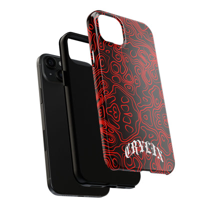 Crylix Red Topo iPhone® Case