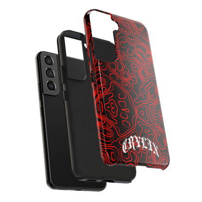 Crylix Red Topo iPhone® Case