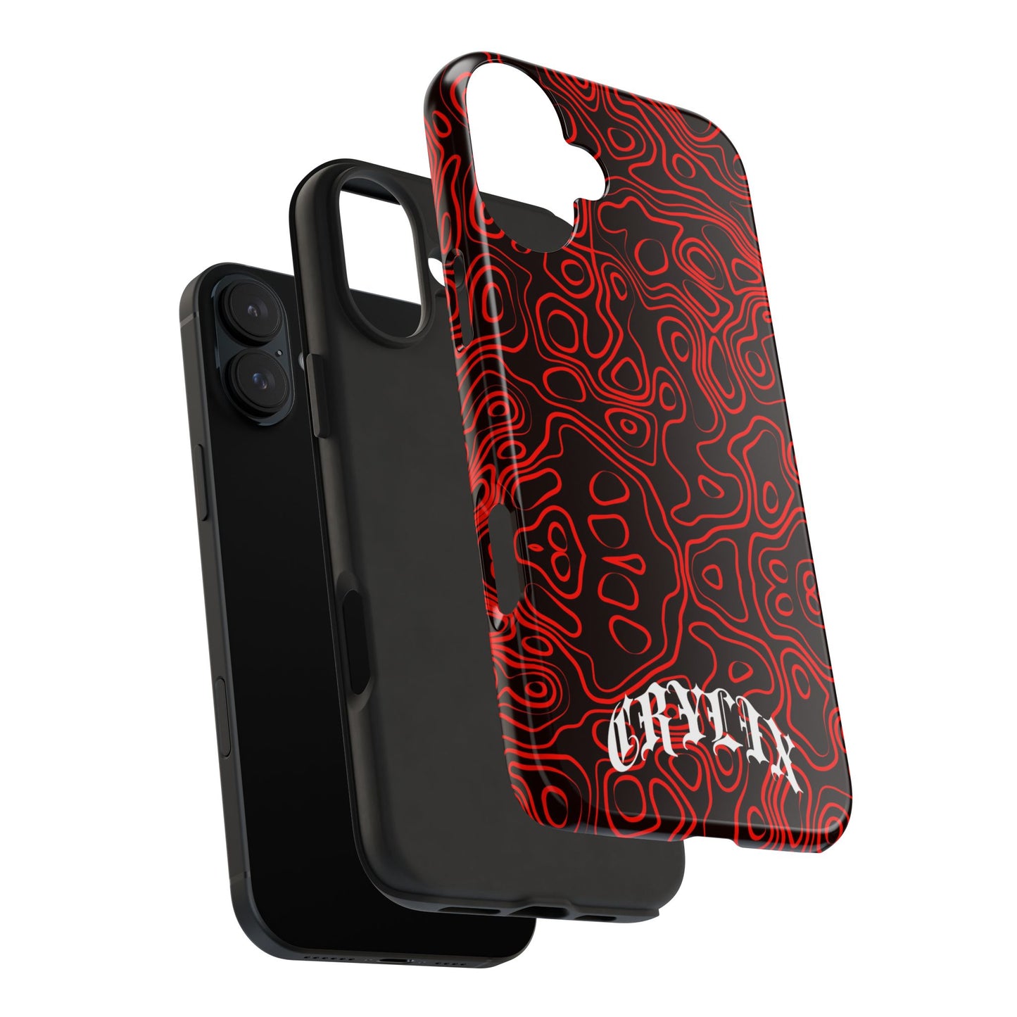 Crylix Red Topo iPhone® Case