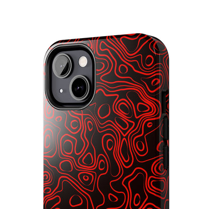 Crylix Red Topo iPhone® Case