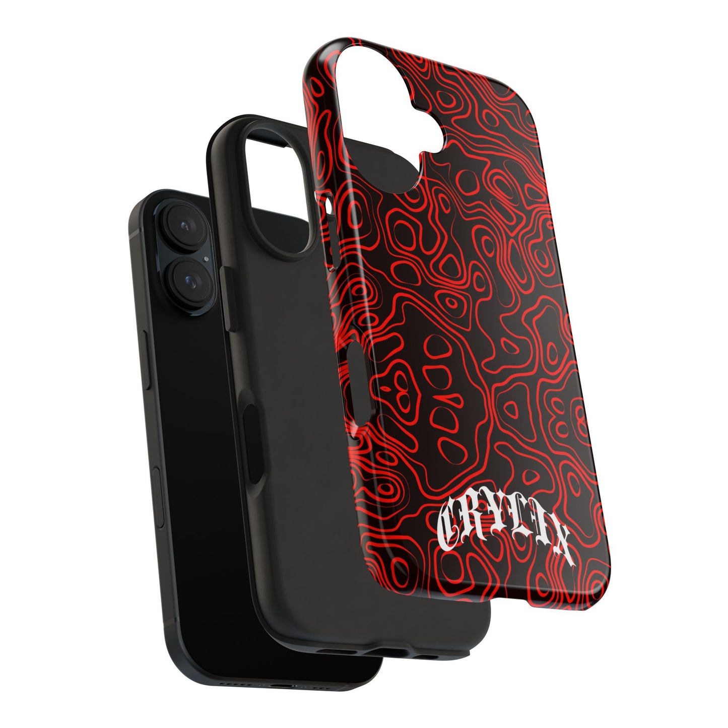 Crylix Red Topo iPhone® Case
