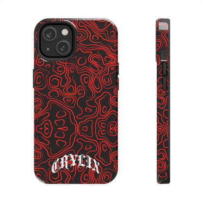 Crylix Red Topo iPhone® Case