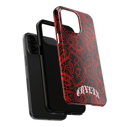 Crylix Red Topo iPhone® Case