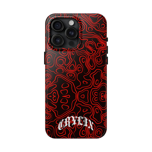 Crylix Red Topo iPhone® Case