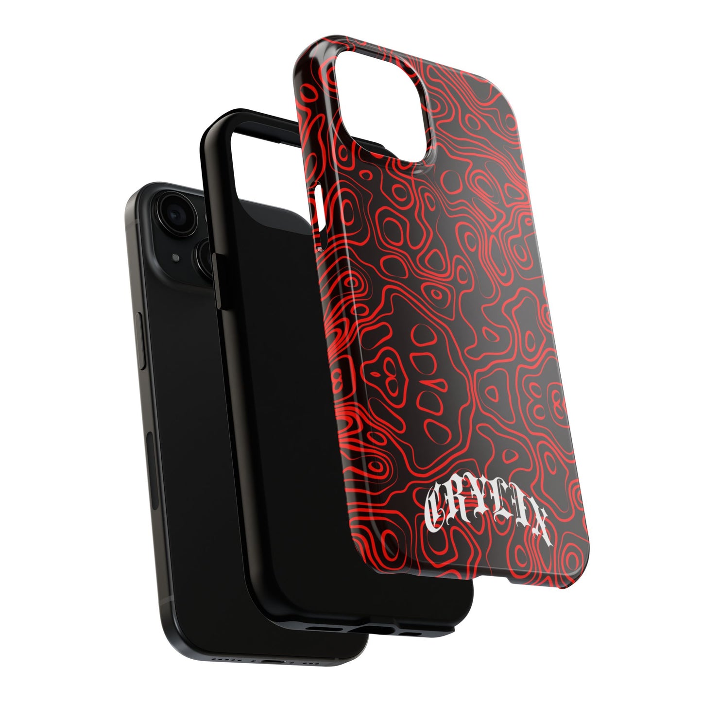 Crylix Red Topo iPhone® Case