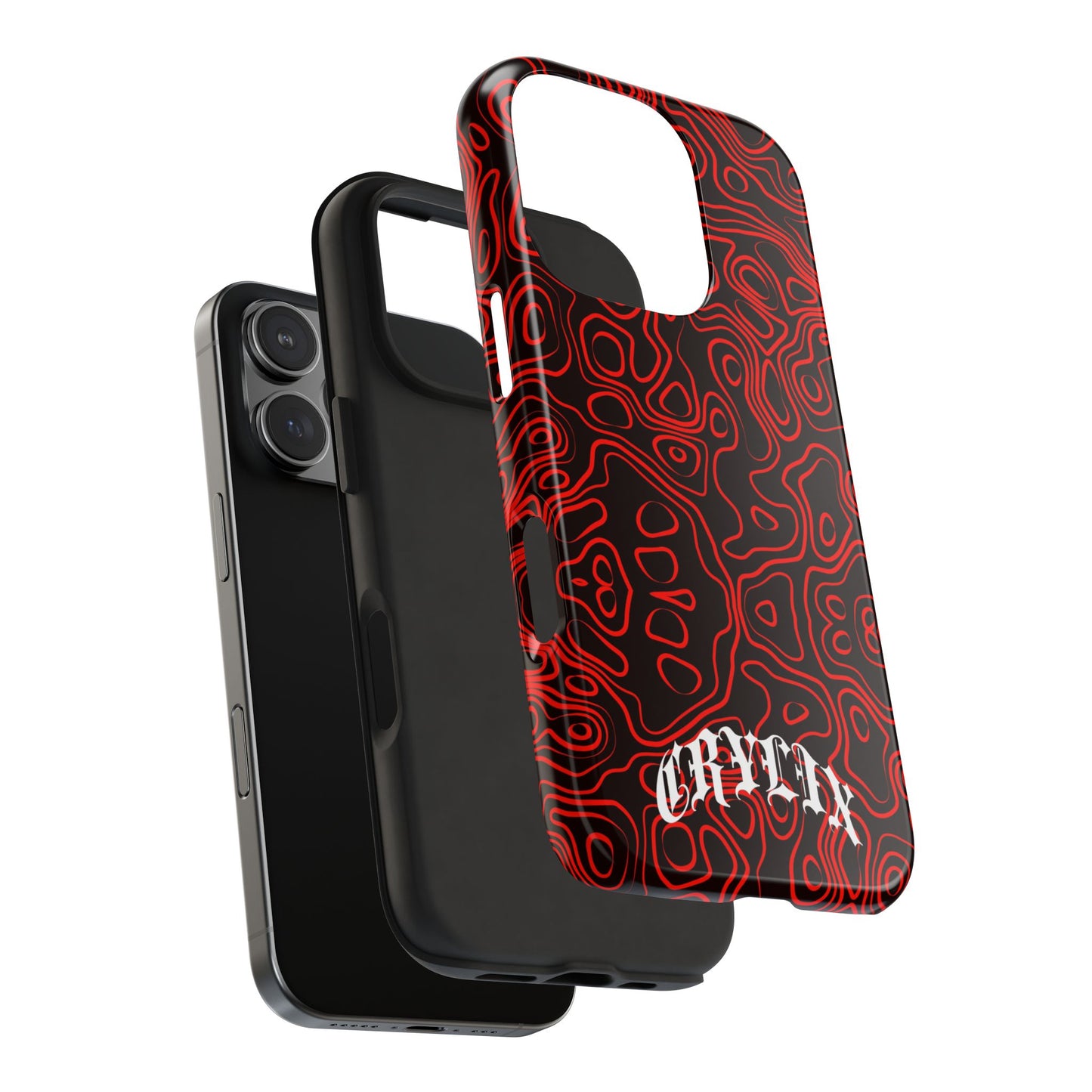 Crylix Red Topo iPhone® Case