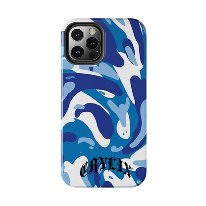 Crylix Blue Swirl iPhone® Case