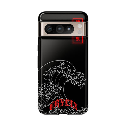 Crylix Black Wave Of Kanagawa Phone Case