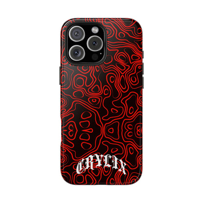 Crylix Red Topo iPhone® Case