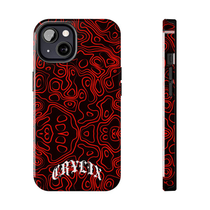 Crylix Red Topo iPhone® Case