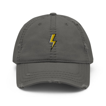 Lightning bolt Distressed Dad Hat