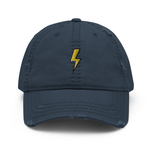 Lightning bolt Distressed Dad Hat