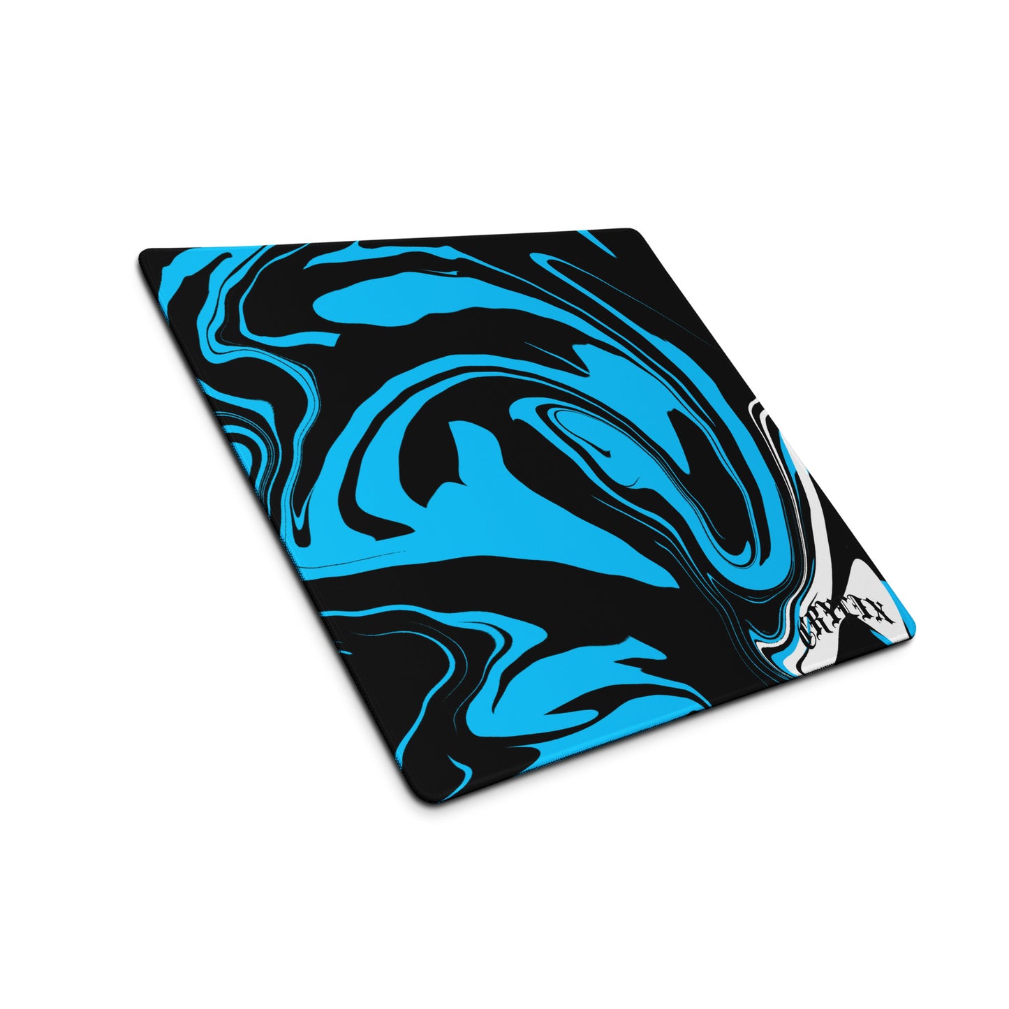 Crylix BlacknBlue Swirl Gaming mouse pad