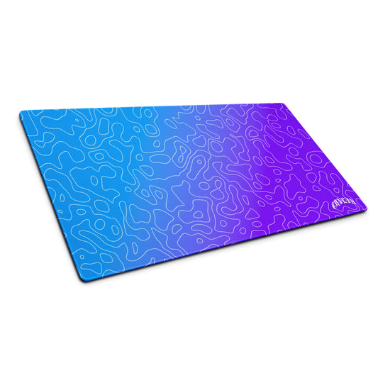 Crylix Purple-Blue Topo Gaming mouse pad