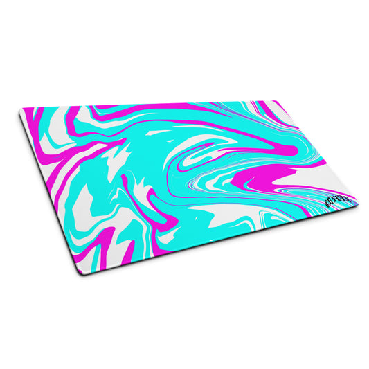 Crylix Swirl PinknBlue Gaming mouse pad
