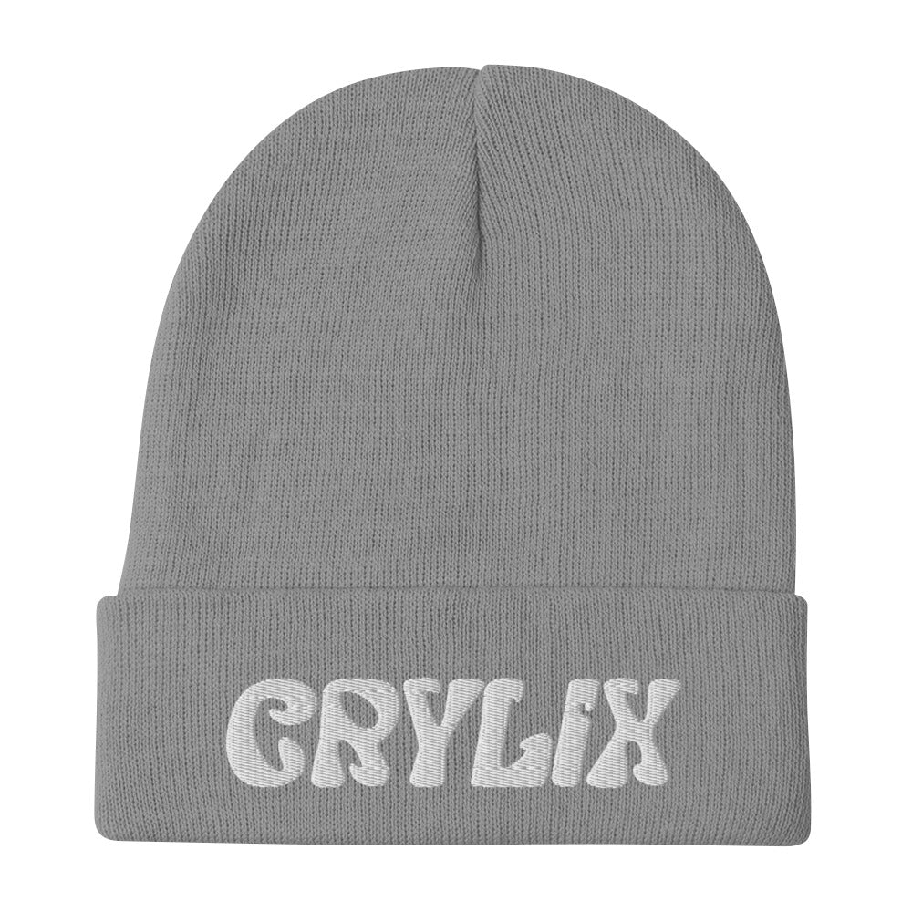 Crylix Bubble 3d Puff Embroidered Beanie