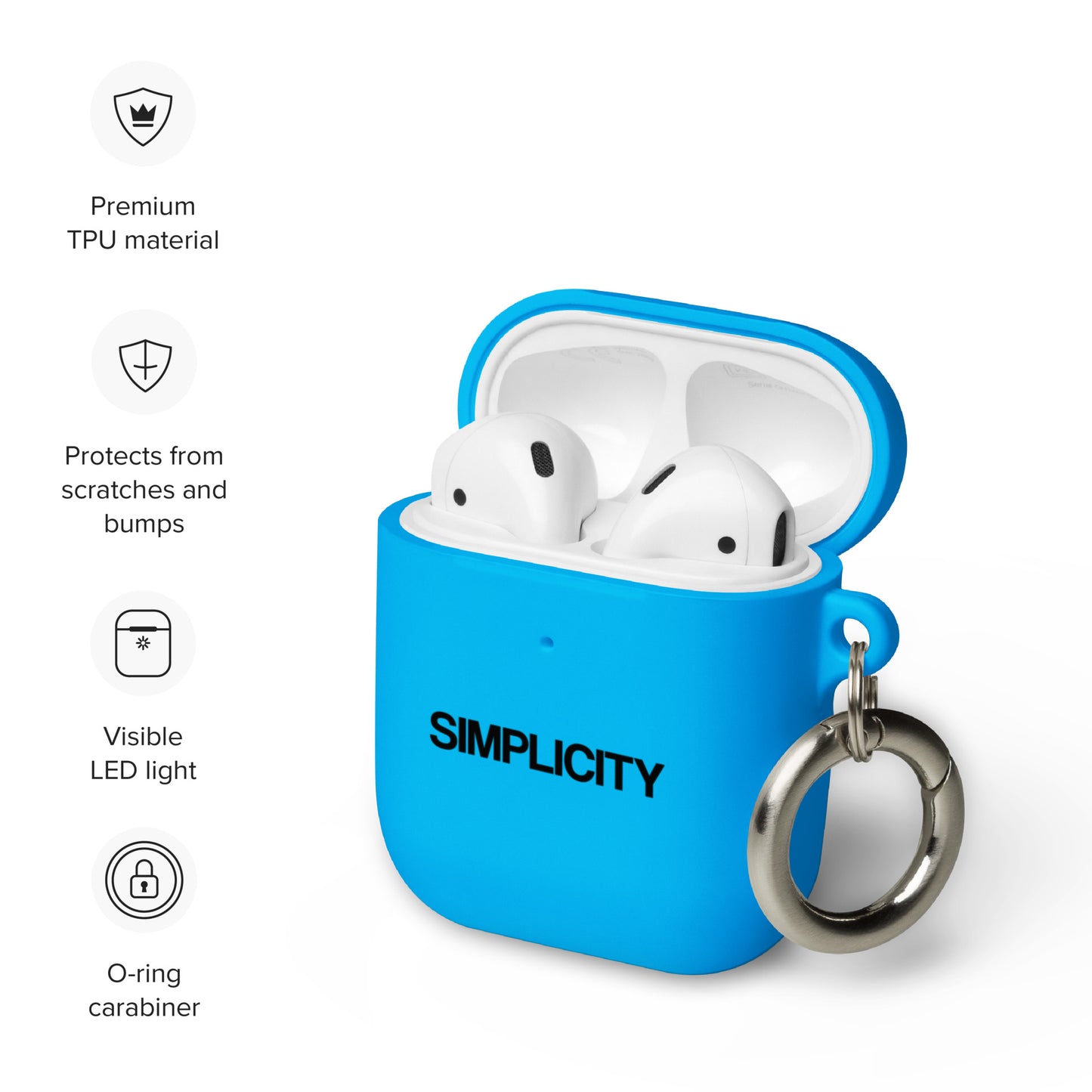 Simplicity Rubber Case for AirPods®