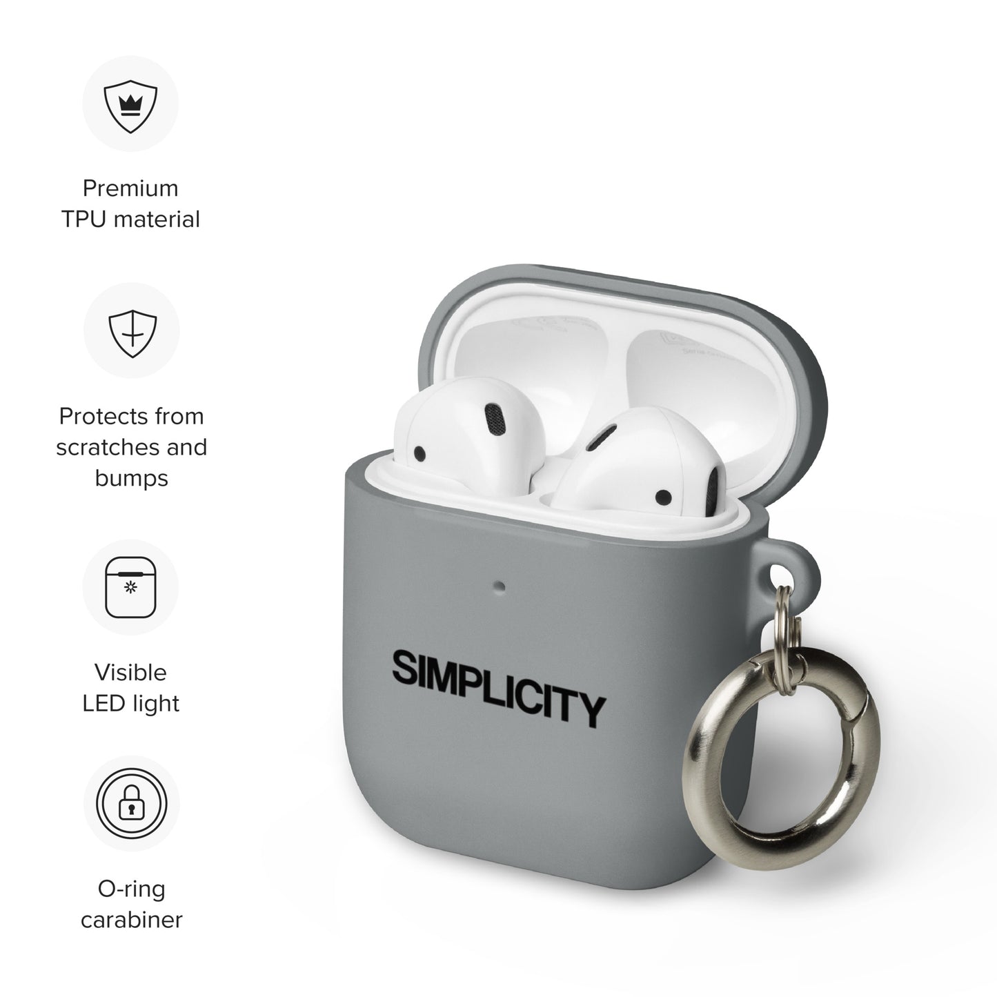 Simplicity Rubber Case for AirPods®