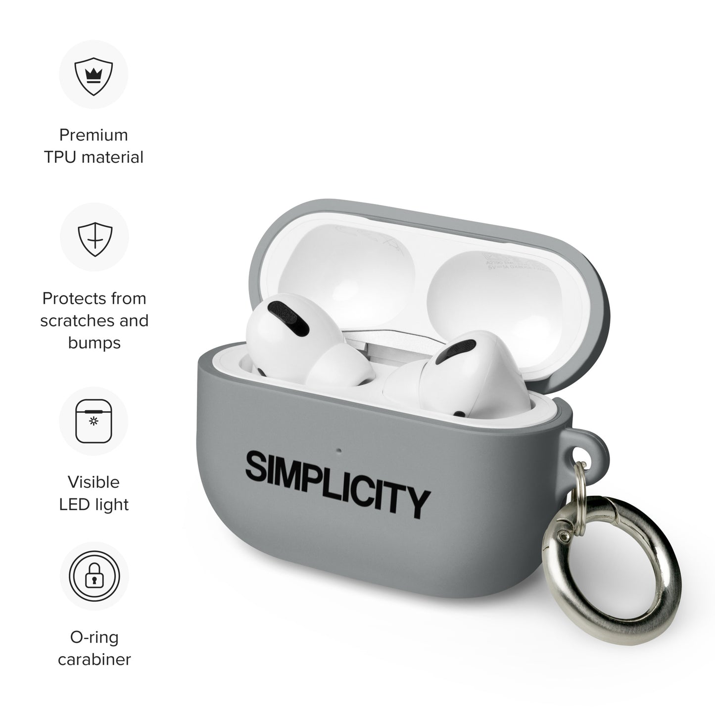 Simplicity Rubber Case for AirPods®