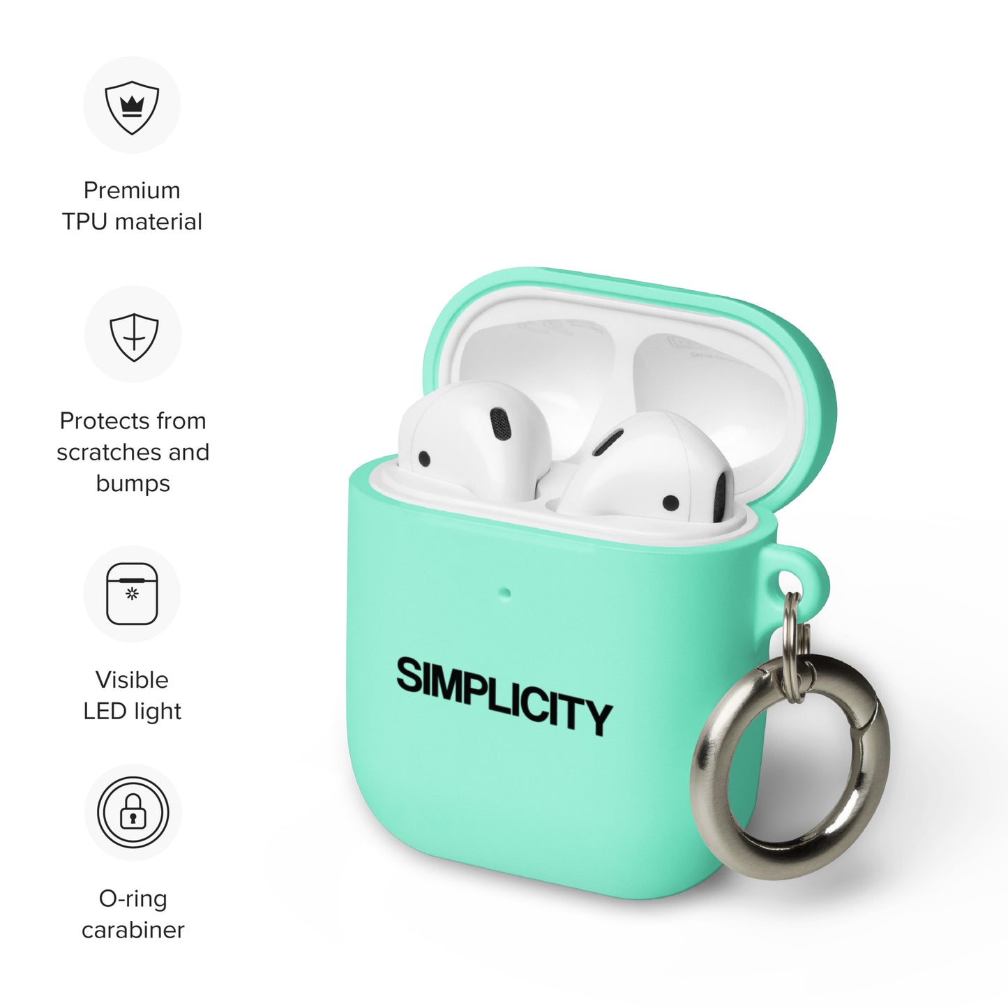 Simplicity Rubber Case for AirPods®