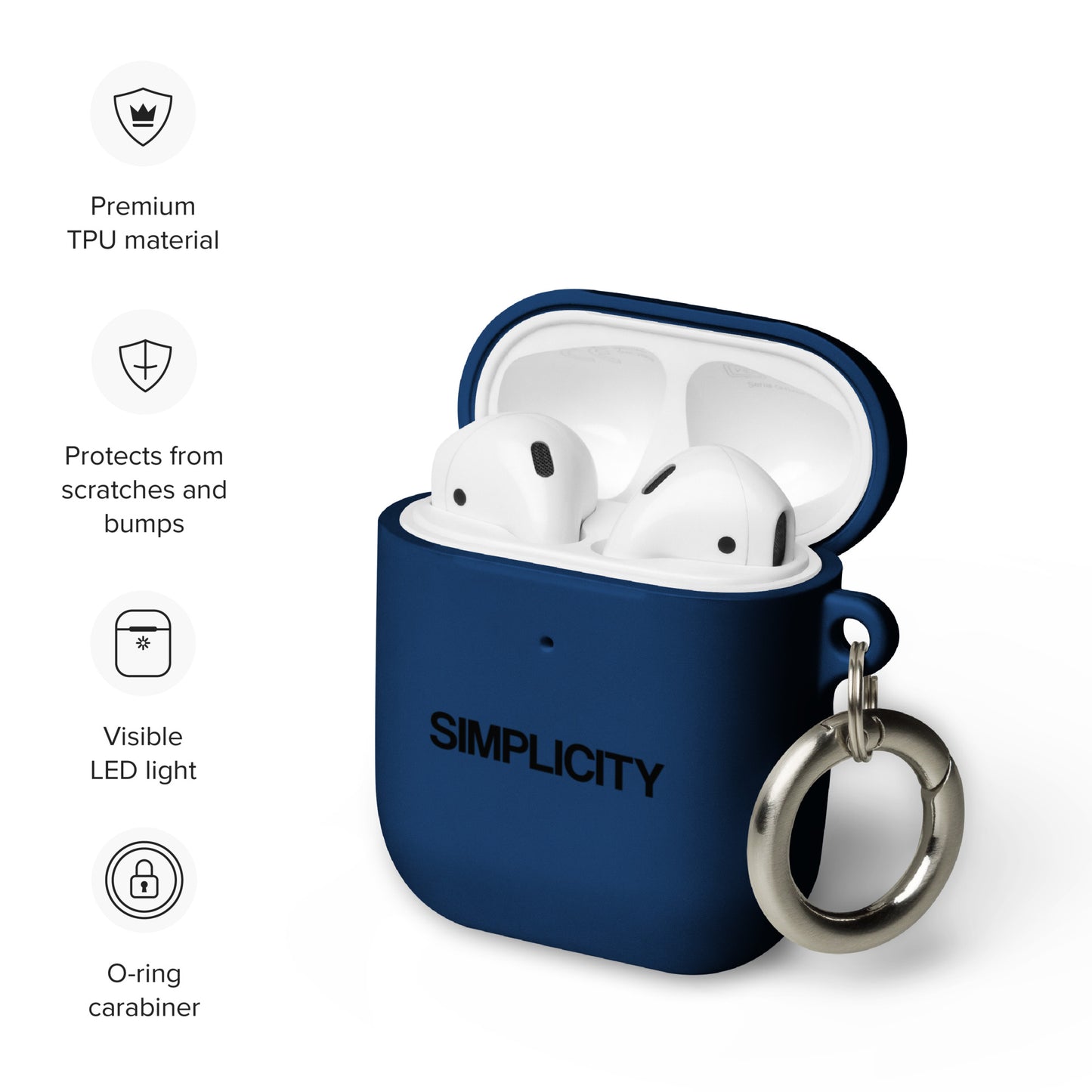 Simplicity Rubber Case for AirPods®