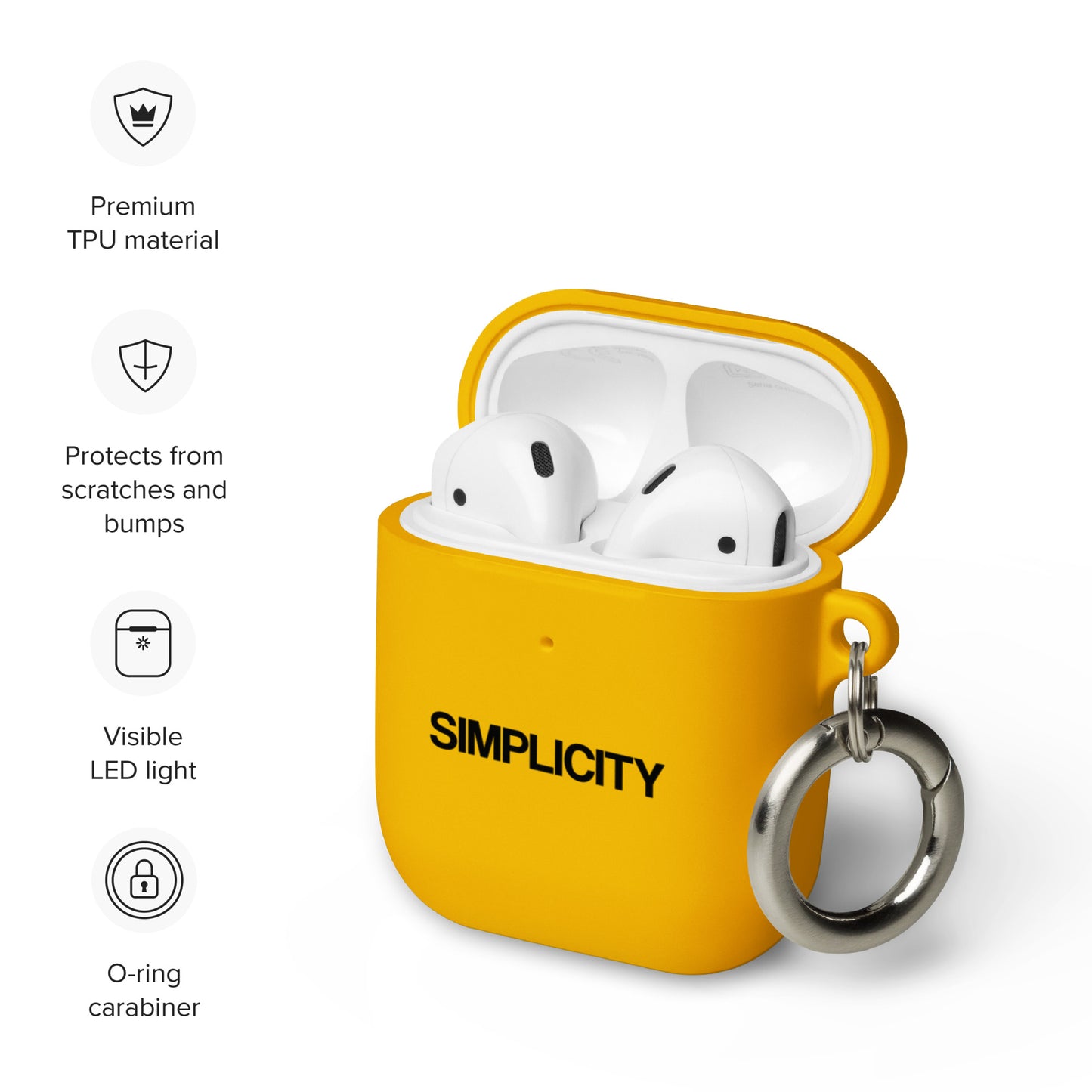 Simplicity Rubber Case for AirPods®