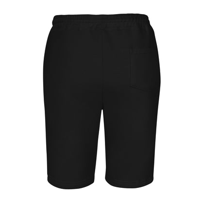 Black Crylix fleece shorts